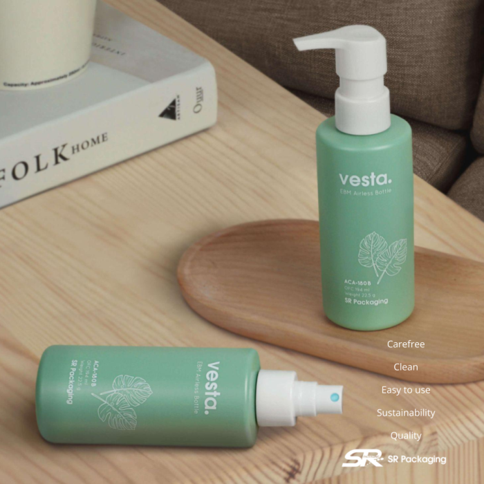 This is VESTA, the EBM Airless Bottle for Home Essentials